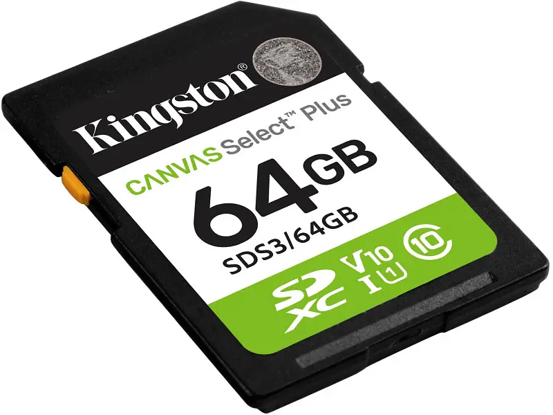 Карта пам'яті Kingston Canvas Select Plus SDXC Class 10 UHS-I U1 64 GB (SDS3/64GB) - фото 2