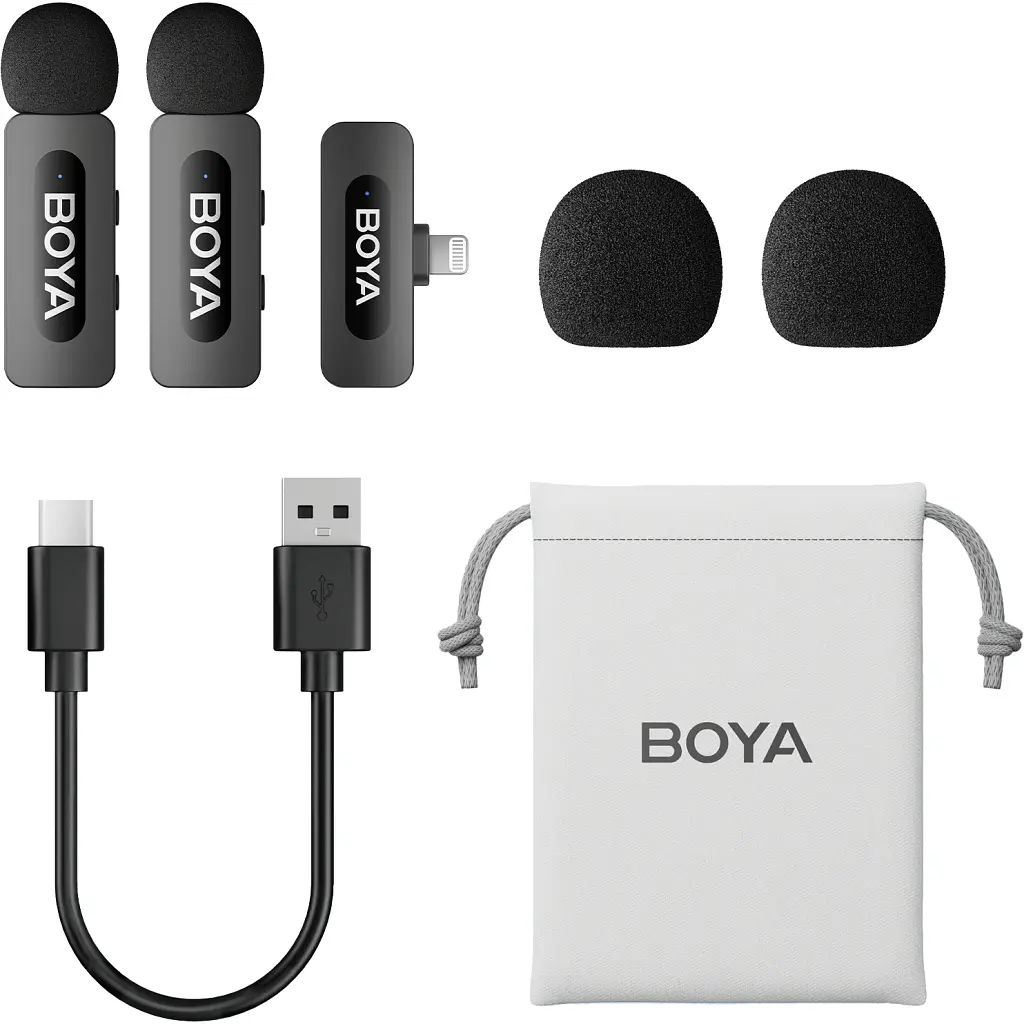 Мікрофон Boya BY-V2 Lightning Black (BY-V2) - фото 2