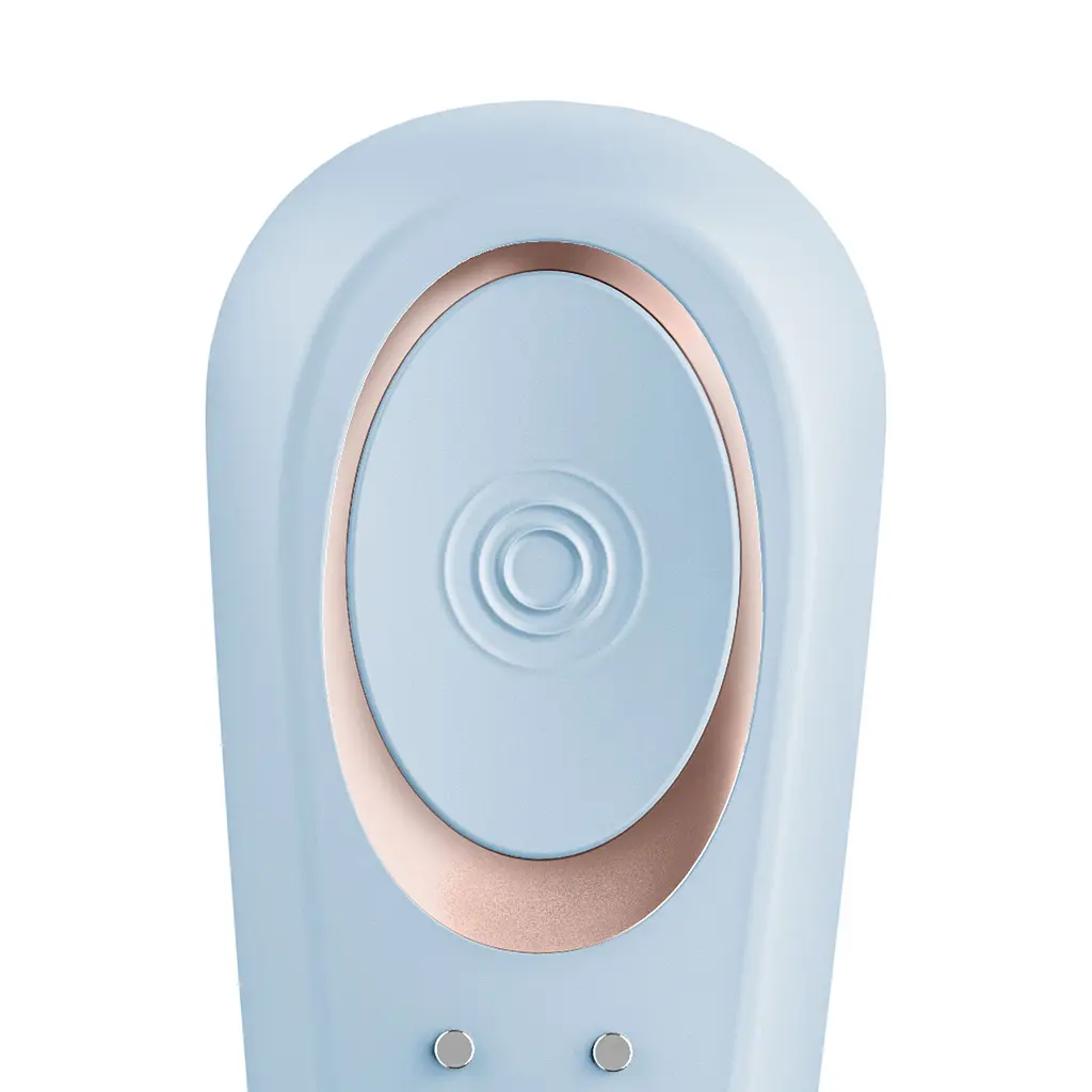 Вібратор для пар Satisfyer Double Classic Light Blue з одним моторчиком - фото 5