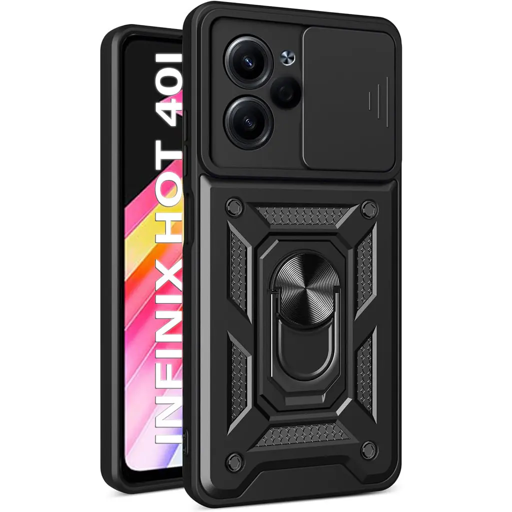 Чохол до мобільного телефона BeCover Military Infinix Hot 40i (X6528B) Black (710673) - фото 7