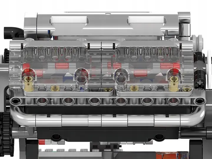 Конструктор двигун Mould King V8 Engine бензиновий восьмициліндровий мотор 10088s для дітей та дорослих 535 деталей - фото 5