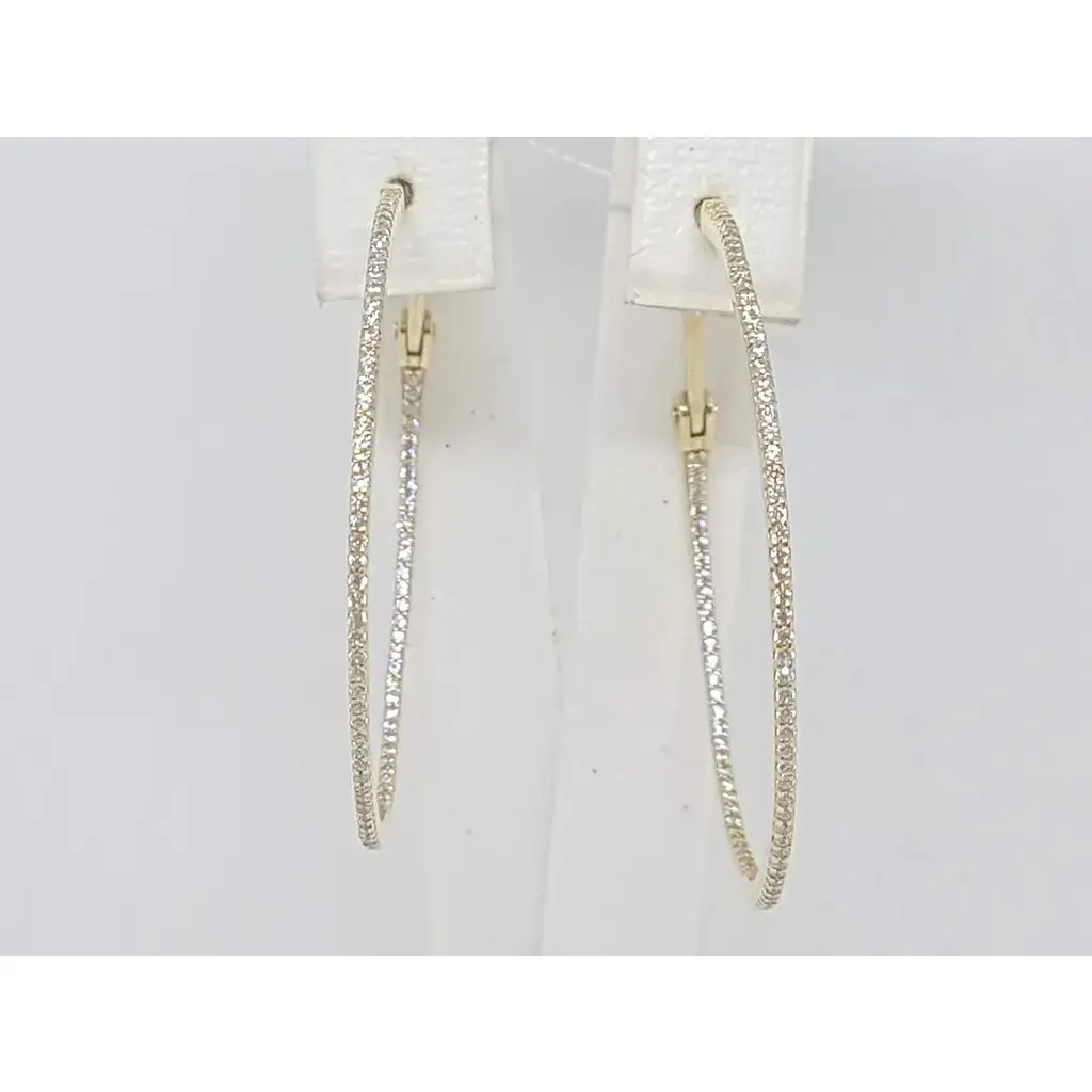 Золоті сережки Імперія золота з фіанітами. СВ797ЛИ - фото 3