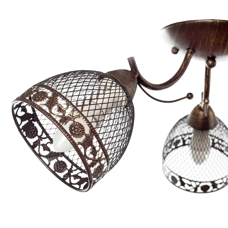 Люстра потолочная Brille в спальню E14 40W BR (BKL-586C/3) - фото 5