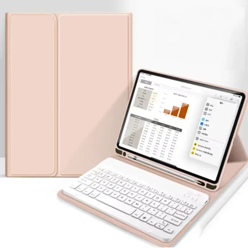 Чохол до планшета BeCover with keyboard Apple iPad Pro 13" M4 2024 Pink (713006) - фото 2