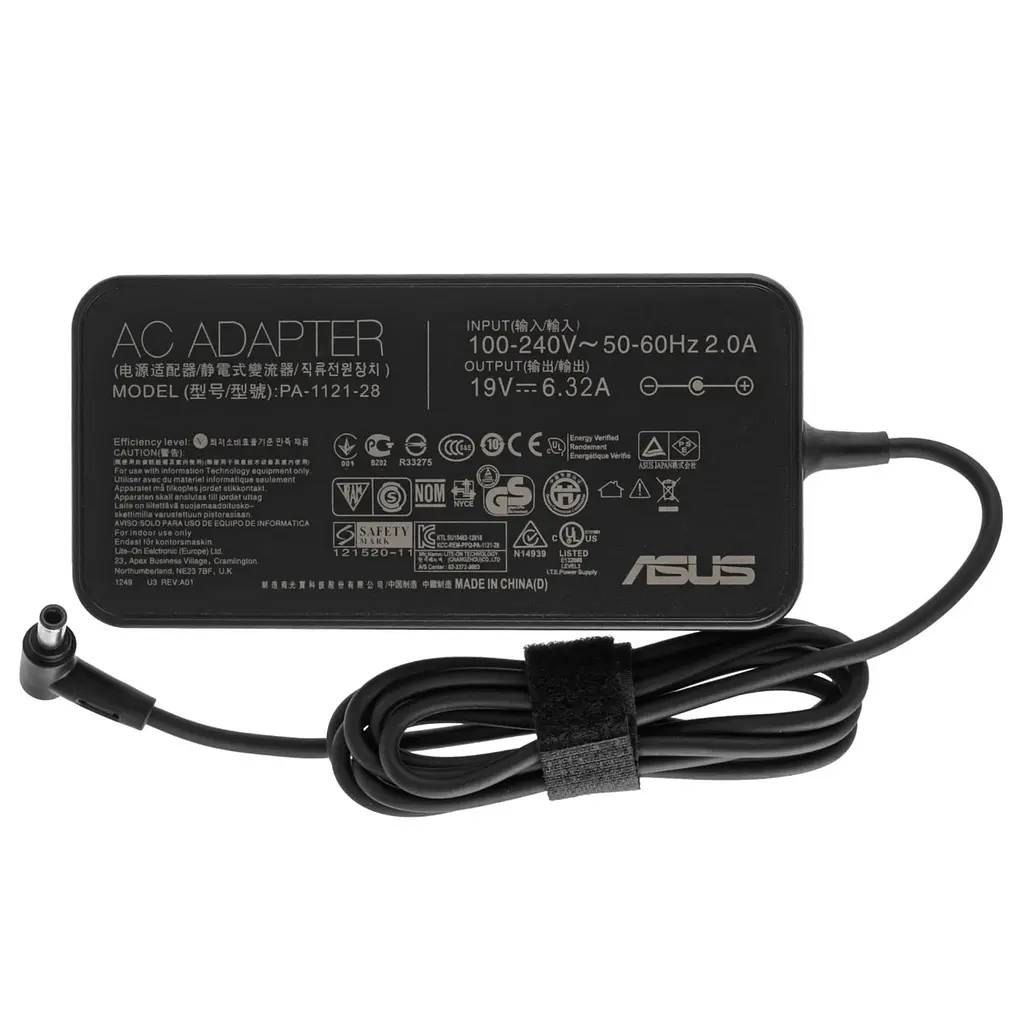 Блок живлення (зарядка) для ноутбука Asus Zephyrus ROG Strix 120W (19V 6.32A 6,0ммx3,7мм), 120W, 6.32A, 6,0ммx3,7мм - фото 3