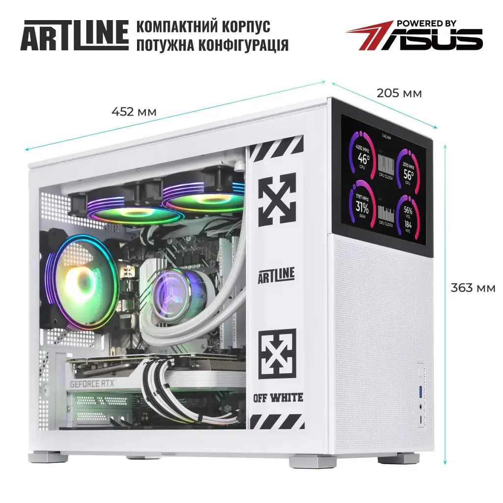 Комп'ютер Artline Gaming D31WHITE Windows 11 Home (D31WHITEv100Win) - фото 7