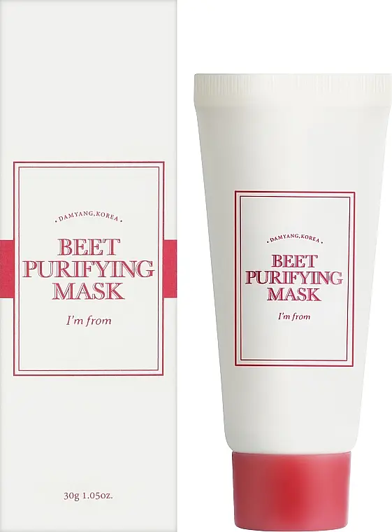 Очищающая глиняная маска для лица I'm From Beet Purifying Mask 30 г - фото 2