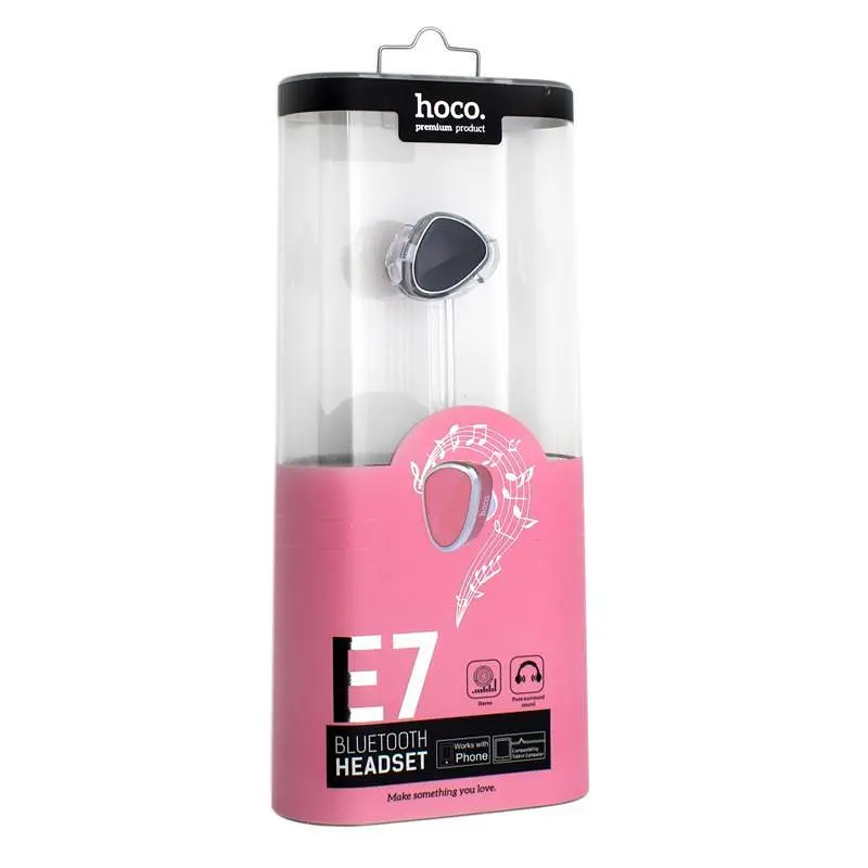 Bluetooth гарнитура ORIG Hoco E7 Black - фото 4