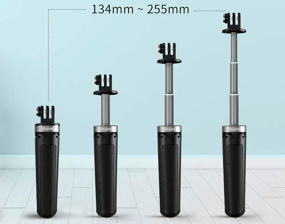 Штатив-монопод для екшн-камер Telesin Mini Desk Tripod [GP-MNP-092-X] [91381] - фото 4