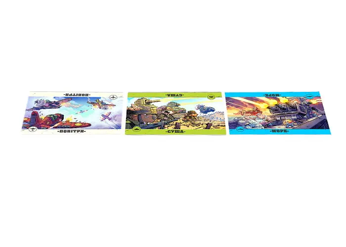 Настольная игра Games 7 Days По всем фронтам. Звери на войне (Air, Land, and Sea: Critters at War) (укр.) + уникальное промо! (ПВФ0201) - фото 3