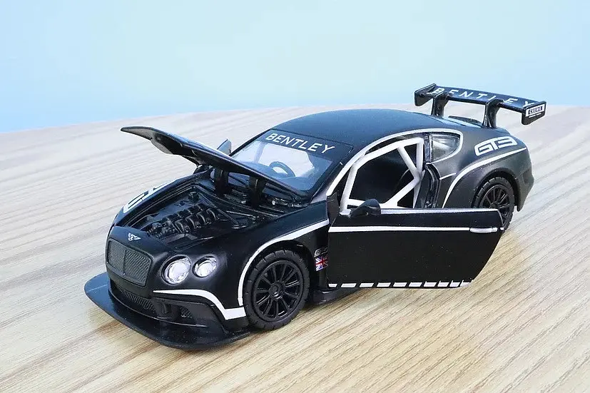 Колекційна металева модель автомобіля Автопром Bentley Continental GT3 з інерцією, світлом та звуком 1:32 - фото 6