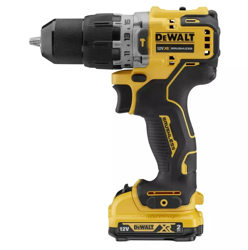 Дриль-шурупокрут акумуляторний ударний DeWalt з АКБ та ЗП DCD706D2 - фото 2