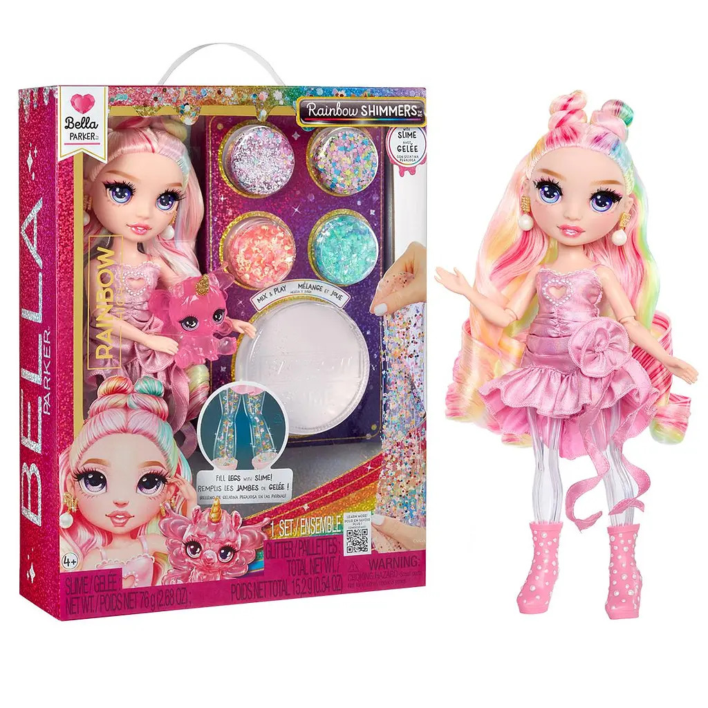 Ігровий набір з лялькою RAINBOW HIGH серії "Rainbow Shimmers" - БЕЛЛА (зі слаймом) Rainbow High 122401 - фото 11
