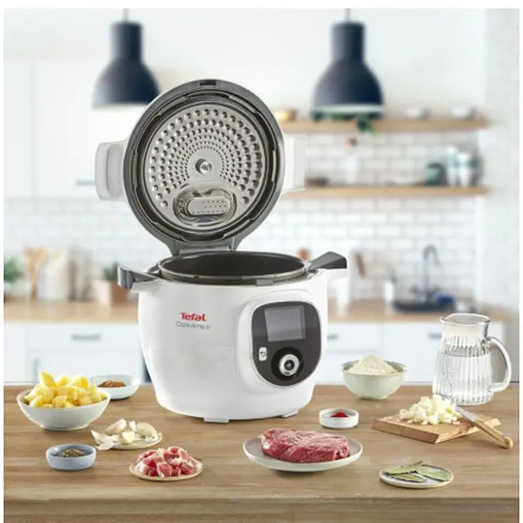 Мультиварка-скороварка Tefal Cook4Me + 1600 Вт біла (CY851130) - фото 17