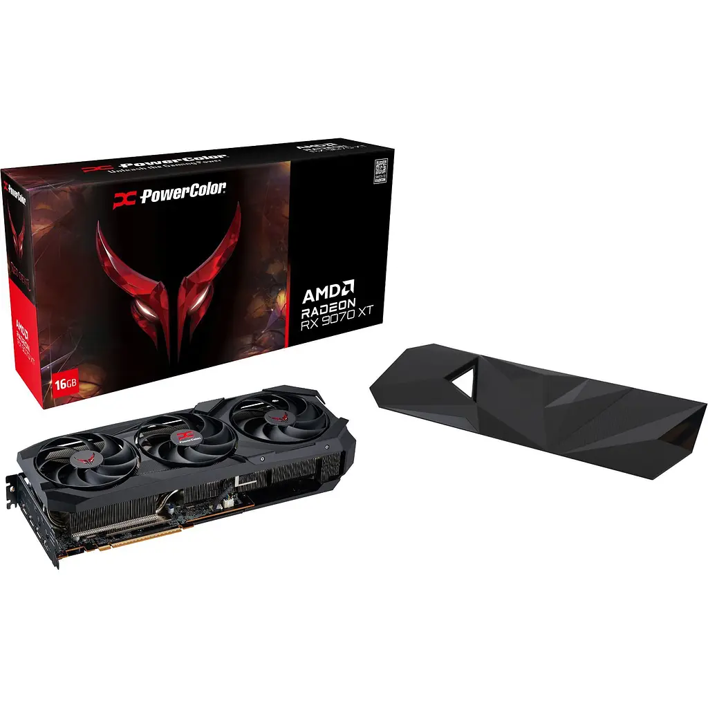 Відеокарта PowerColor Red Devil AMD Radeon RX 9070 XT 16GB GDDR6 Backplate Special Edition (RX9070XT 16G-E/OC/BP) UA [150576] - фото 8