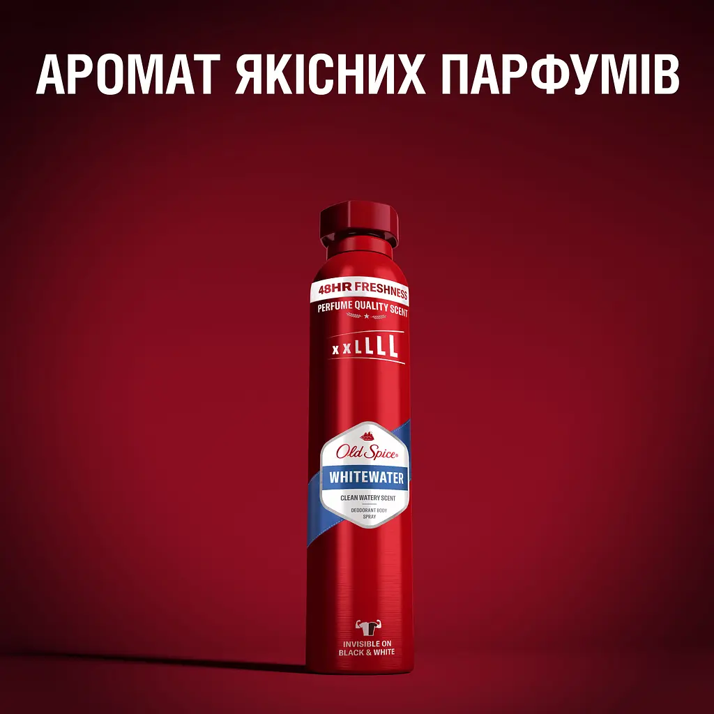 Аерозольний дезодорант Old Spice Whitewater Clean Watery Scent 250 мл - фото 5