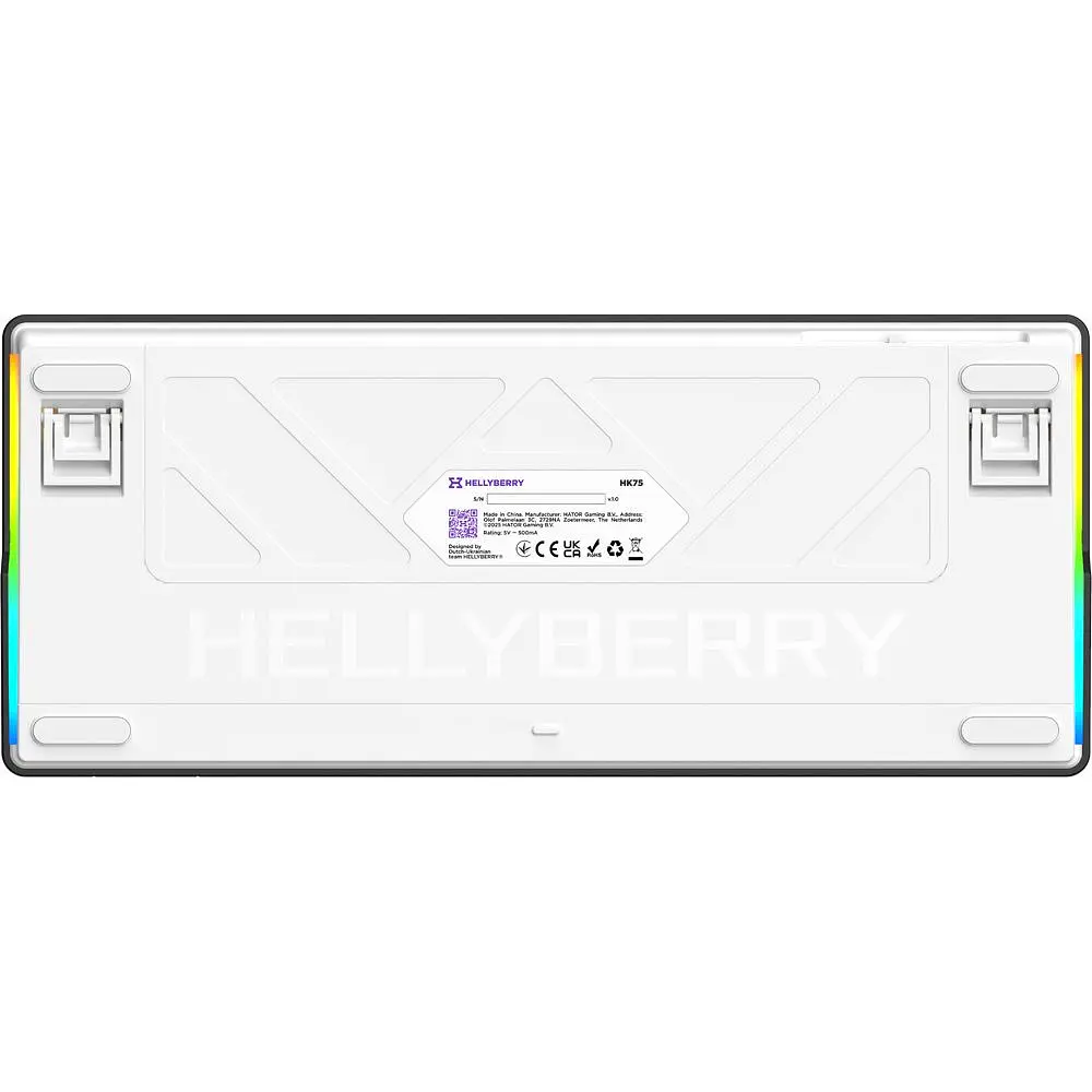 Клавіатура Hator Hellyberry HK75 White/Violet USB [157459] - фото 7