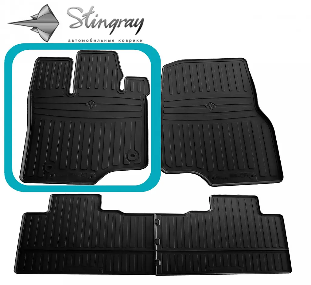 Водійський килимок у салон для Ford F-150 Super Crew cab 2014- 1 шт