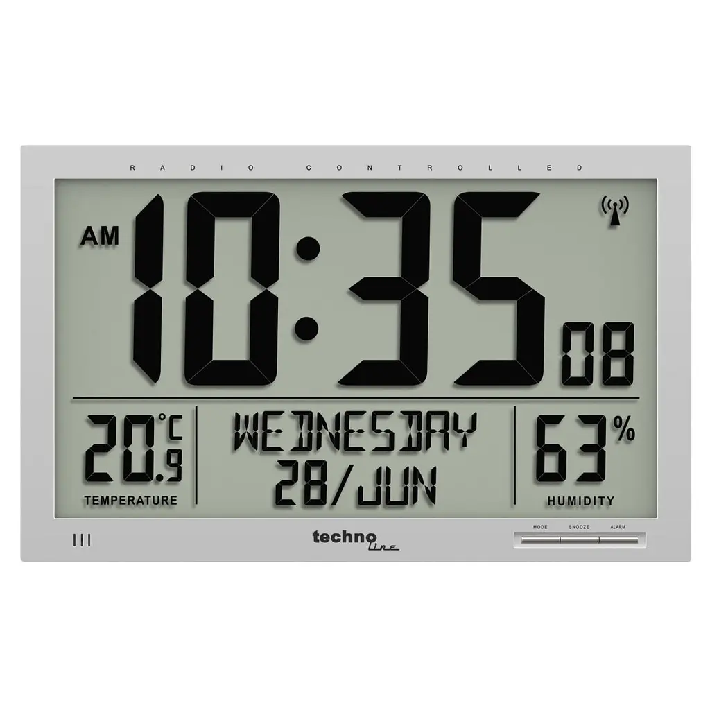 Годинник настінний Technoline WS8013 Silver (WS8013) - фото 4