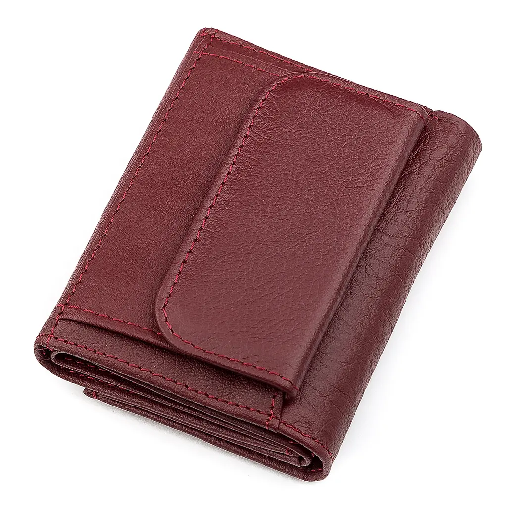 Жіночий шкіряний гаманець (ST440) ST Leather 7.5х9.5х2.5 см acs0015732 - фото 2