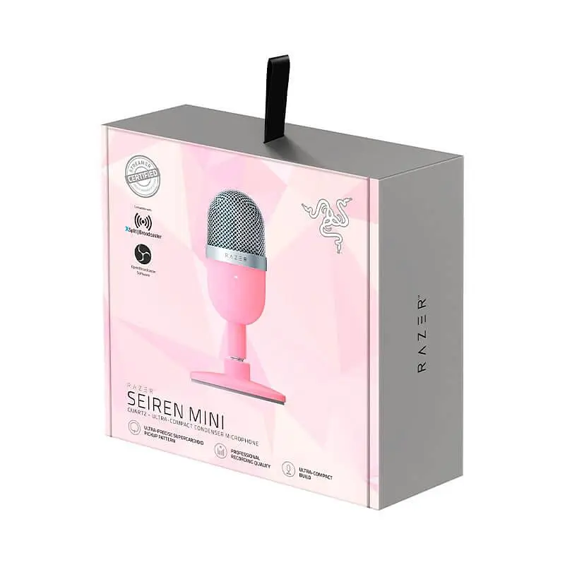 Мікрофон для ПК/для стрімінгу, подкастів Razer Seiren mini Quartz (RZ19-03450200-R3M1) - фото 3