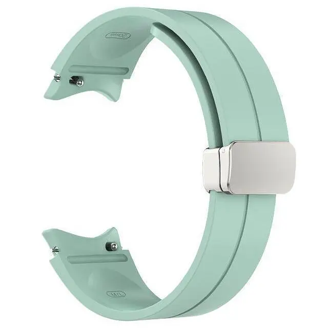 Ремінець для Samsung Galaxy Watch 4 Classic 42mm - бірюзовий ширина кріплення 20мм силікон Watchbands Cls (W14-4WB77900977) - фото 2