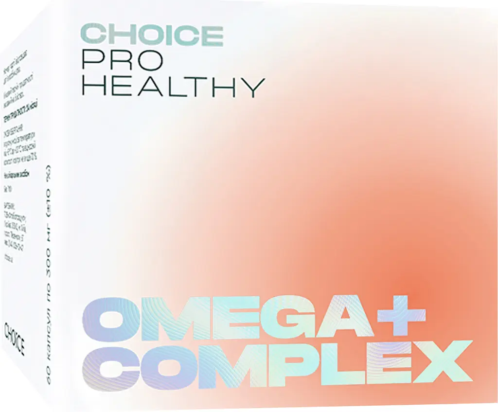 Жирні кислоти Choice Omega complex +3, +6, +9 300 мг 60 капсул