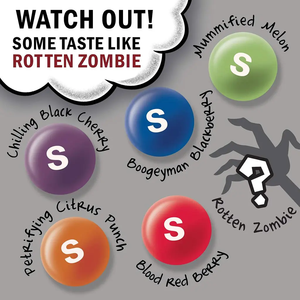 Драже Skittles Zombie Halloween Candy 298g - фото 2