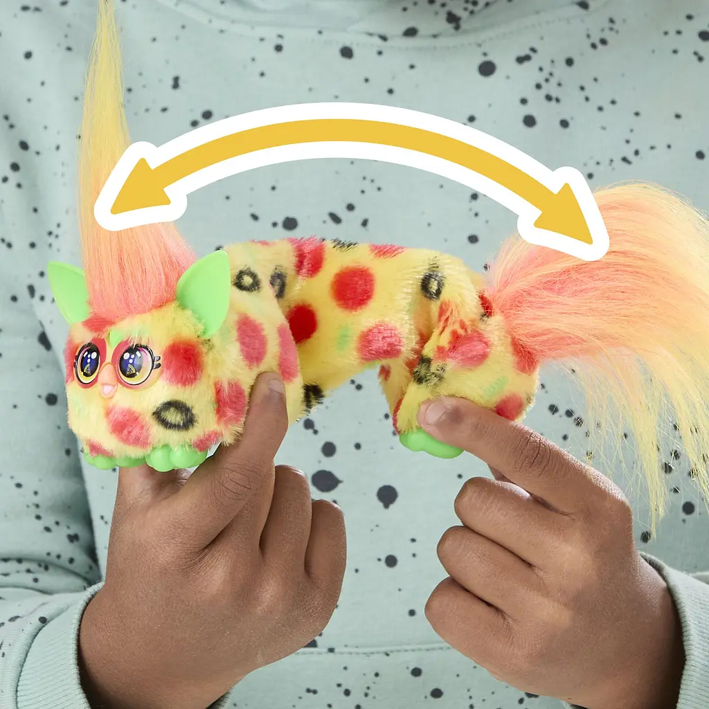 Игрушка интерактивная Hasbro DJ Furblets Rain-Bow-Kat Mini Electronic Plush Toy (G1784) - фото 6