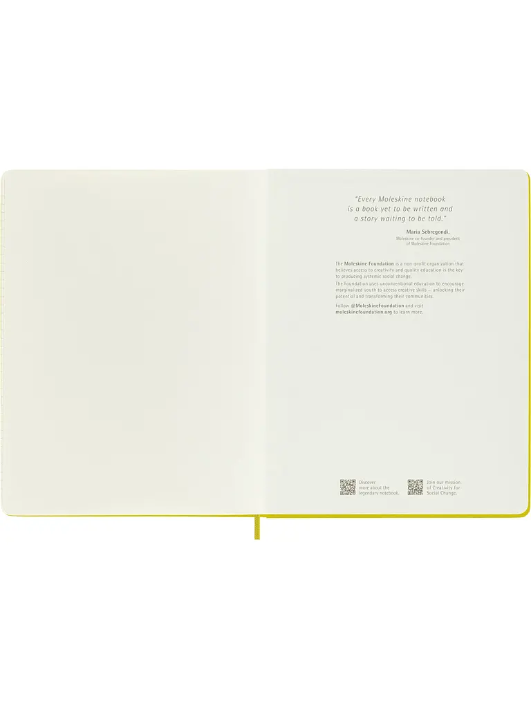 Записник Moleskine Silk великий, Лінійка Солом'яно-жовтий (QP090M6SILK) - фото 6