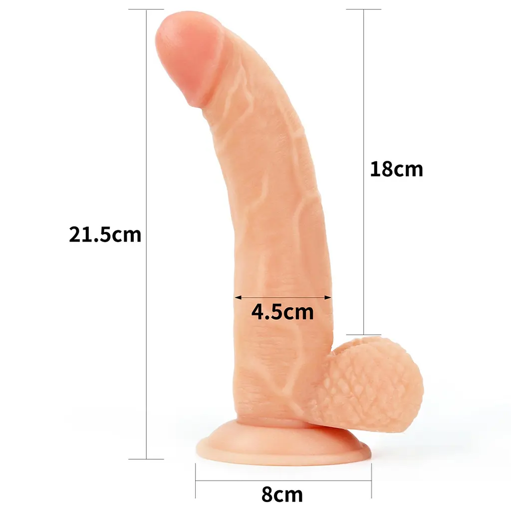 Страпон LoveToy Ingen Easy Strapon Set 21.5 см тілесний - фото 4