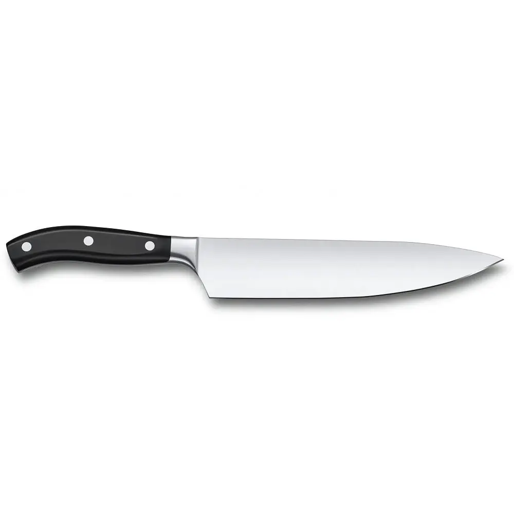 Кухонный нож Victorinox Grand Maitre Chef's лезвие 22см с черным. ручкой в ​​подар. - фото 3