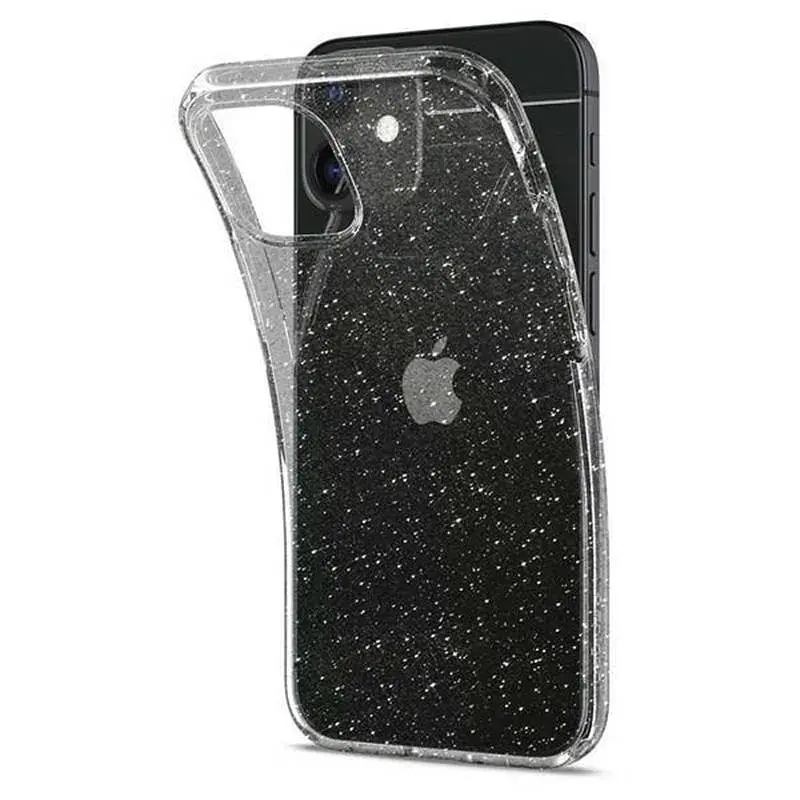 Чохол-накладка Spigen Liquid Crystal Glitter для Apple iPhone 12 Mini Crystal Quartz (ACS01741) - фото 3