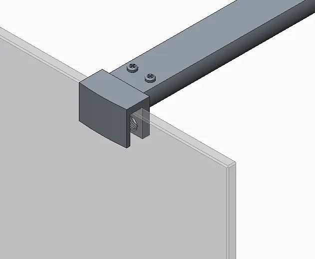 Душова перегородка Koer SR SP01-90x200-TR-01 Walk-In прозоре скло Easy Clean 8 мм, хром KR5392, прозоре, хром - фото 4