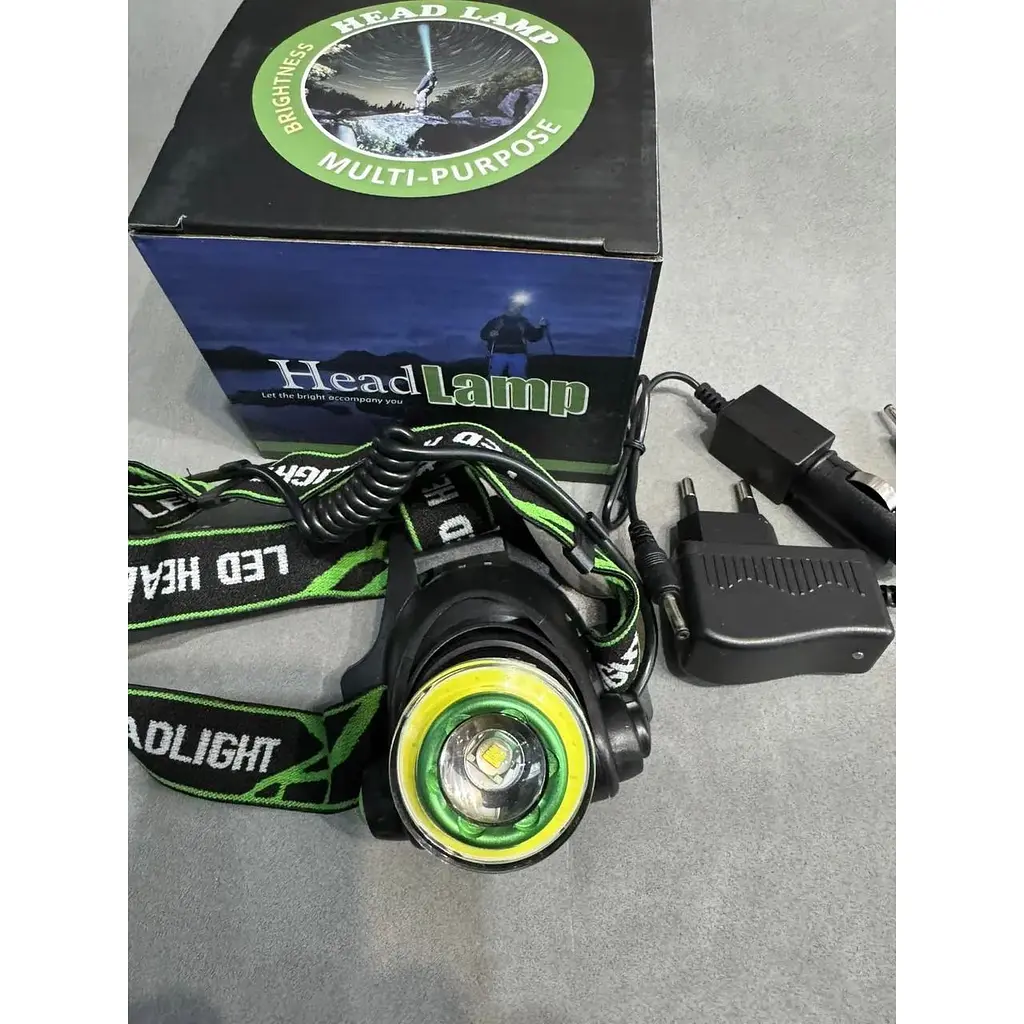 Ліхтар на голову Head Lamp WD 419 Cree T6 акумуляторний для риболовлі 18650 х 2 - фото 3