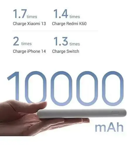Повербанк Xiaomi Mi Lite 10000 mAh 22.5W (P16ZM) - фото 6