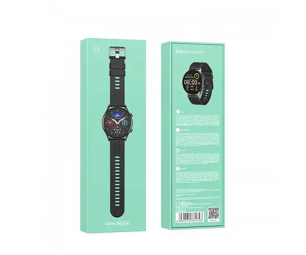 Умные часы Hoco Y7 Track HeartRate IP68 черные - фото 7