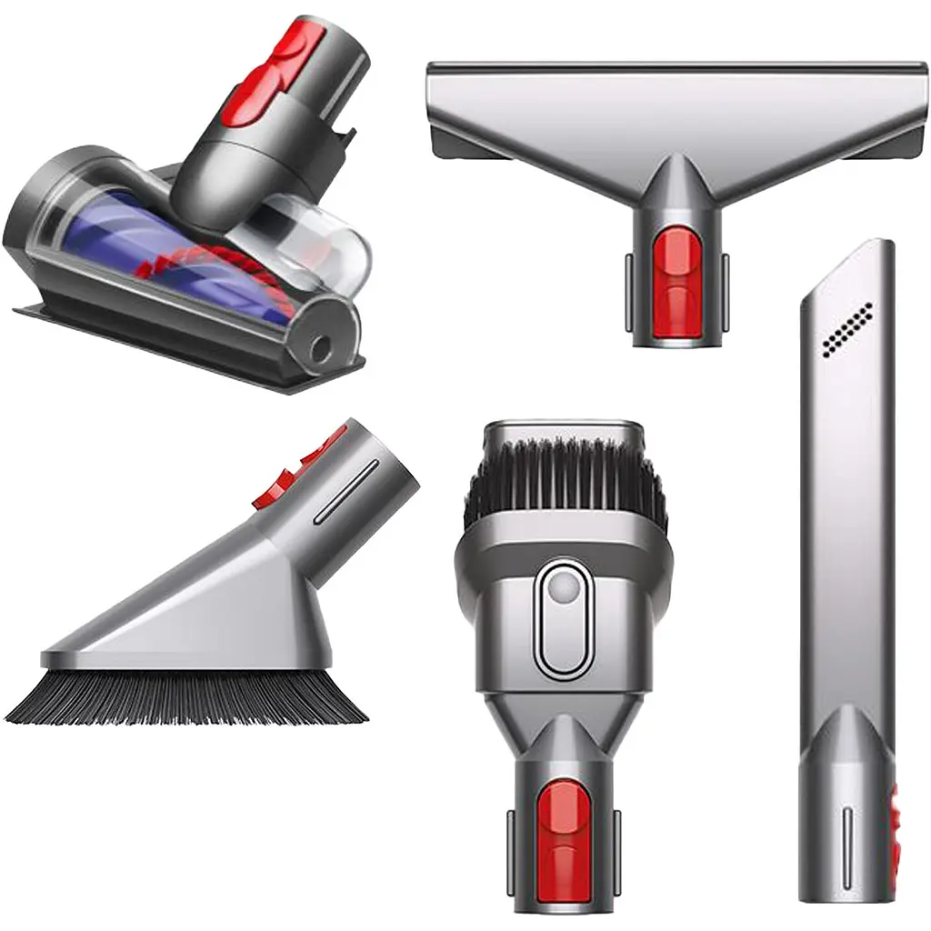 Вертикальний пилосос Dyson V11 Fluffy Nickel/Red [476550-01] [146821] - фото 9