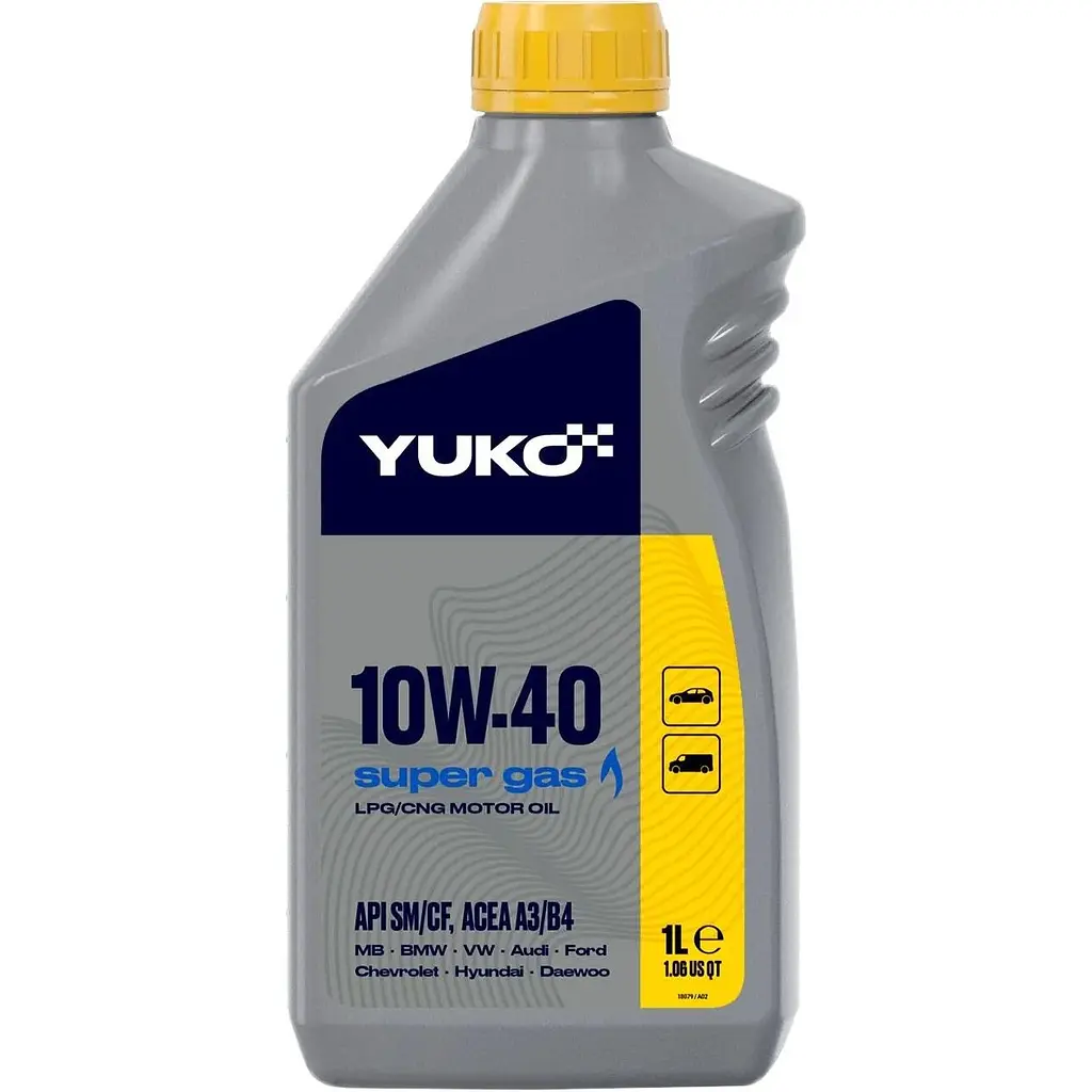 Олива моторна Yuko Super Gas 10W-40 API SM/CF 1 л (55848)