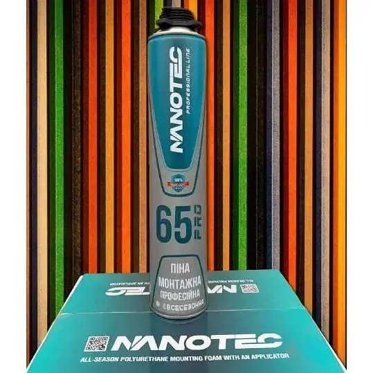 Пена монтажная TCT Nanotec 65 Pro Профессиональная 65 л 860 мл - фото 3