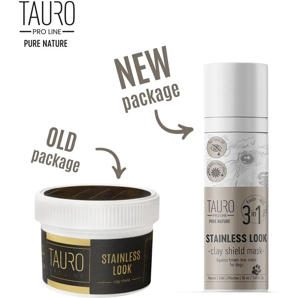 Маска для тварин Tauro Pro Line Stainless look Видаляє бурі плями навколо очей і рота 50 мл (TPL63380) - фото 2