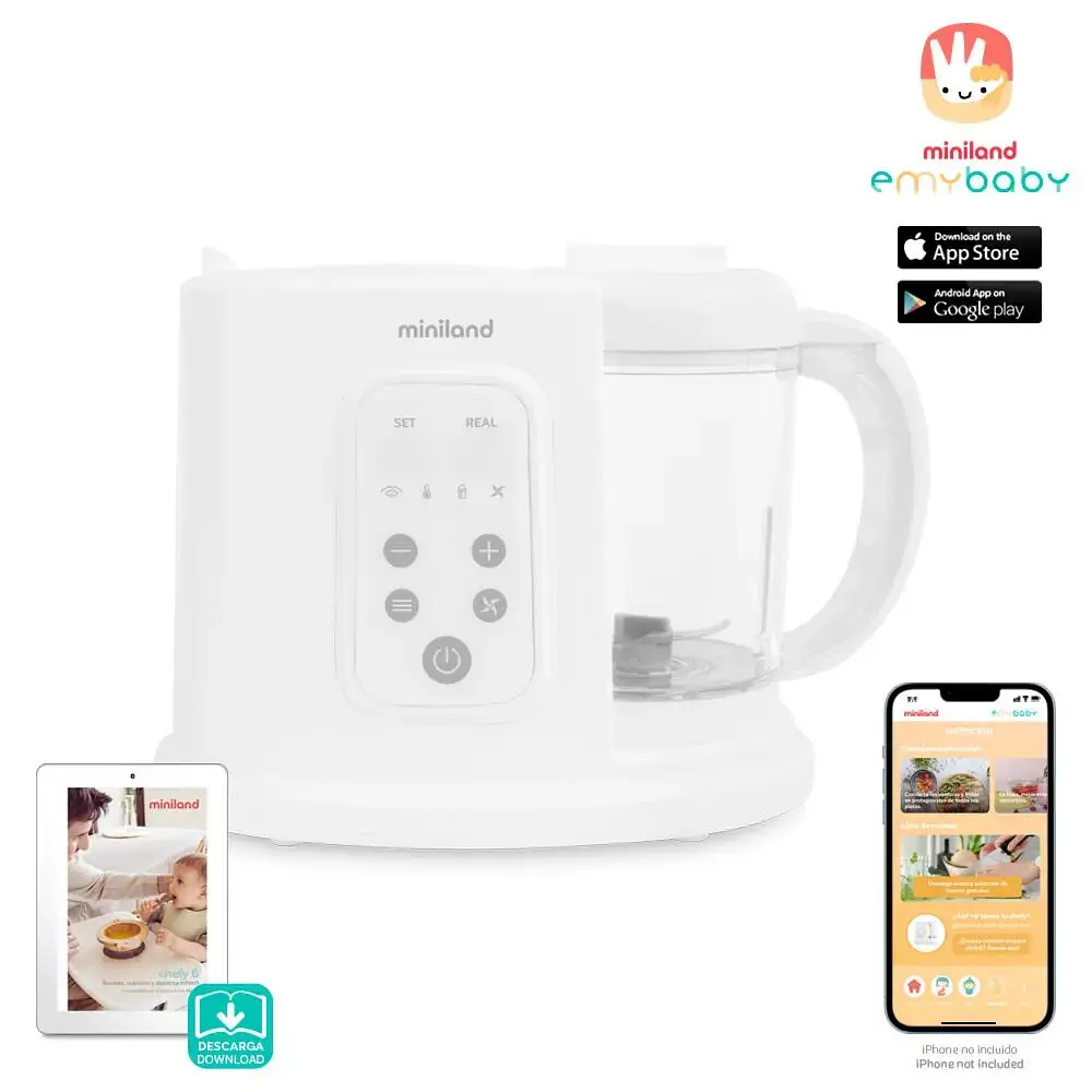 Пароварка-блендер Miniland Chefy 6, белый (89234) - фото 4