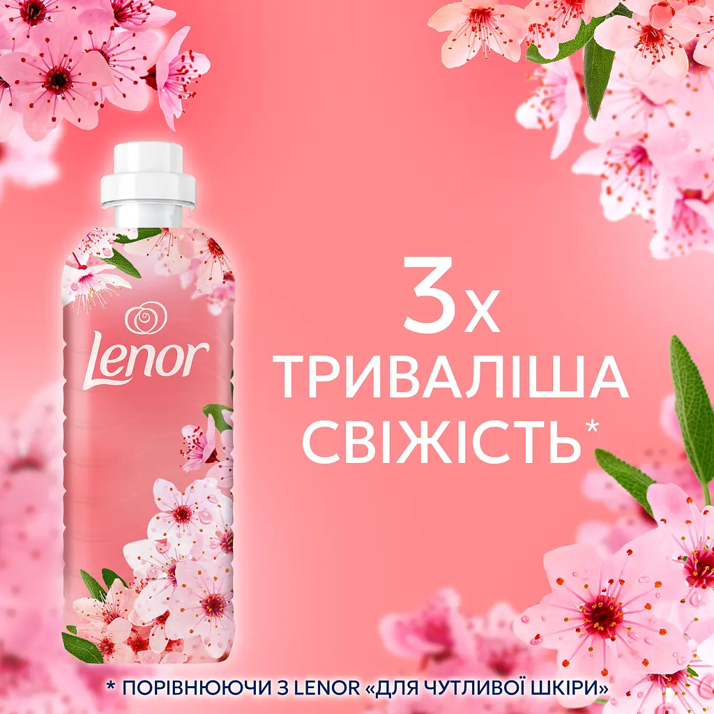 Кондиционер для белья Lenor Вишневый цвет и шалфей 32 цикла стирки 675 мл - фото 7
