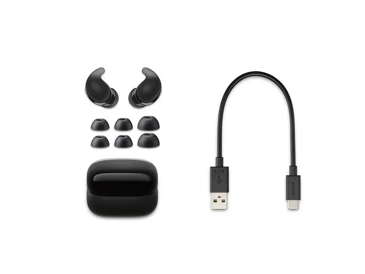 Наушники беспроводные Sony Linkbuds Fit черные (WFLS910NB.CE7) - фото 7