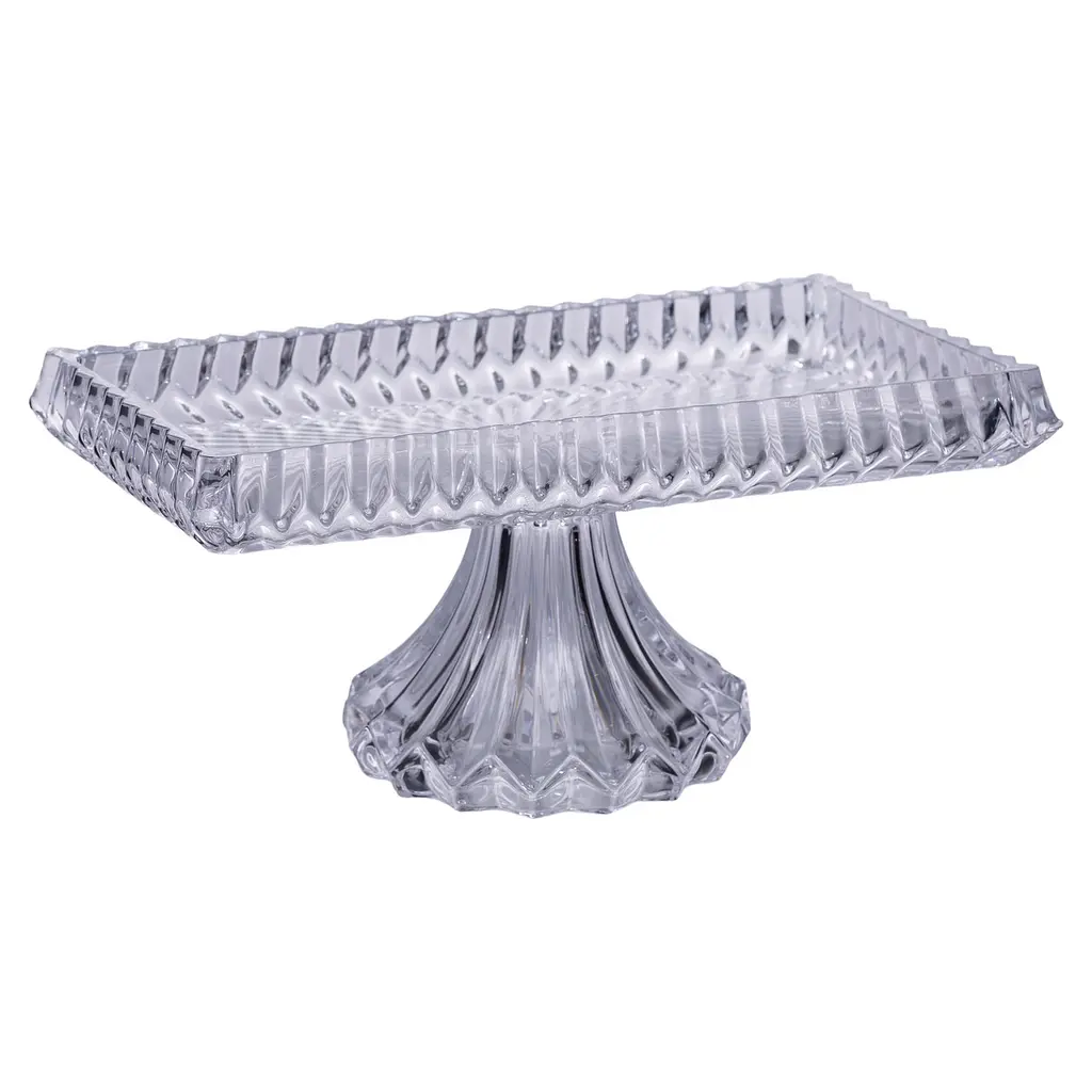 Тортівниця прямокутна на ніжці 28.5×15×13 см Yiwu HP-19-146L - фото 3