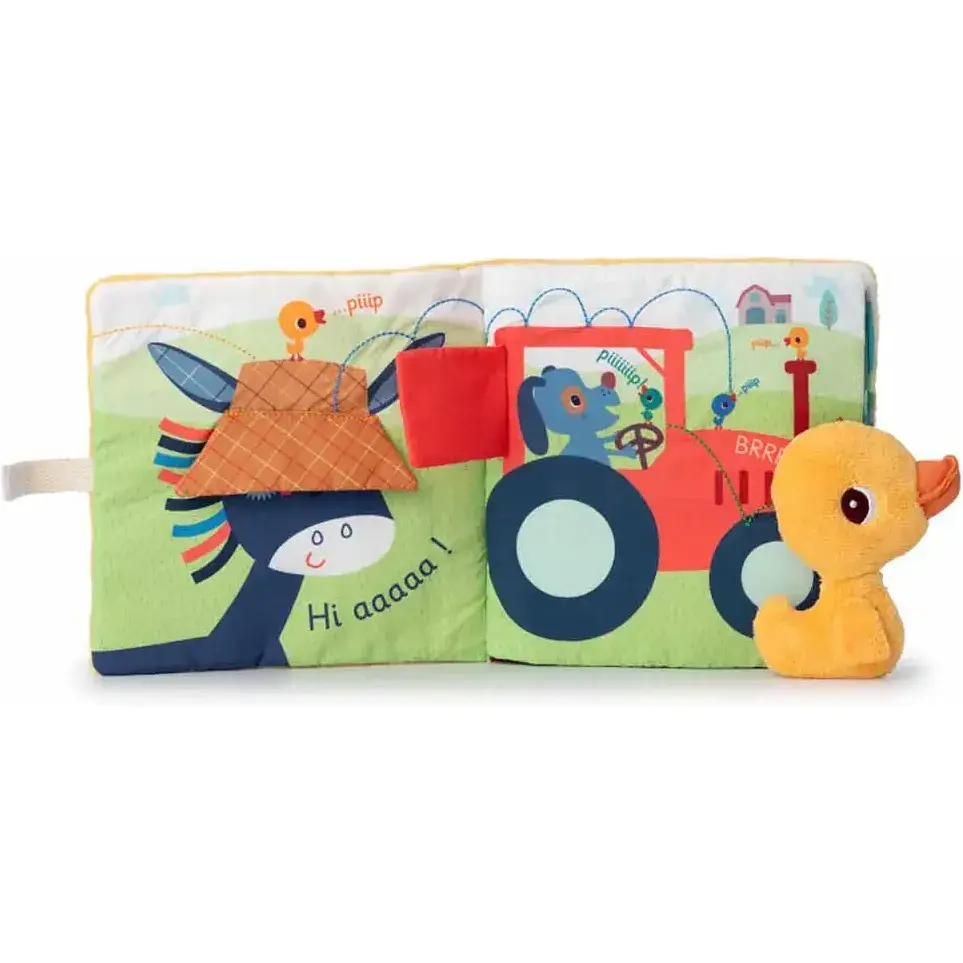 Розвиваюча м'яка книга Lilliputiens Качечка Гаспард відвідує ферму (83548) - фото 3