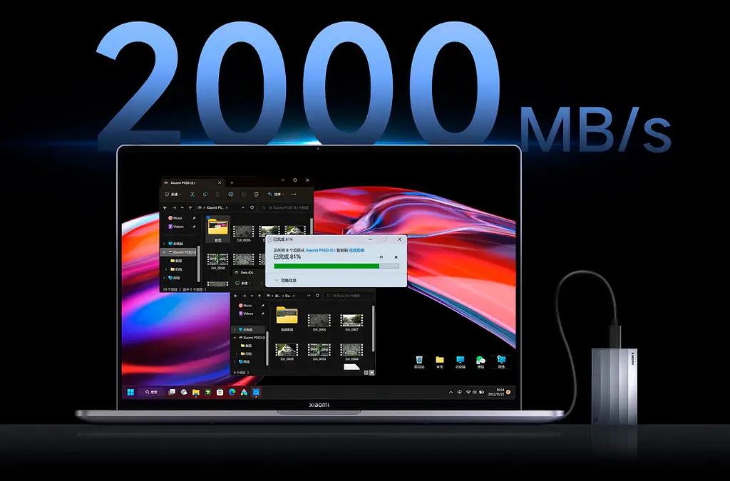 Зовнішній SSD накопичувач Xiaomi Mi Portable Solid State Drive 1 TB [BHR7042CN] [85528] - фото 4