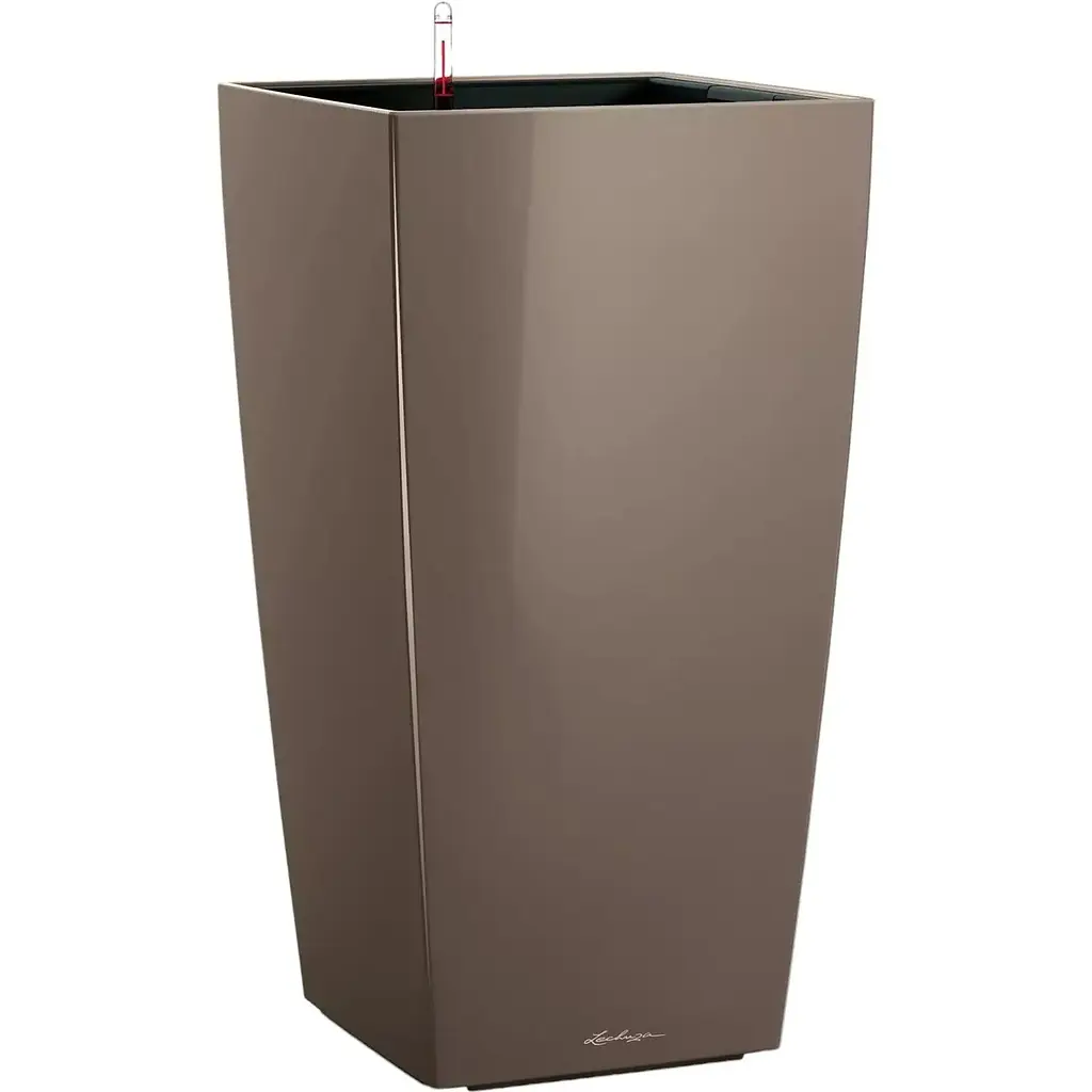 Вазон Lechuza Cubico Premium 22 сіро-коричневий (18464)