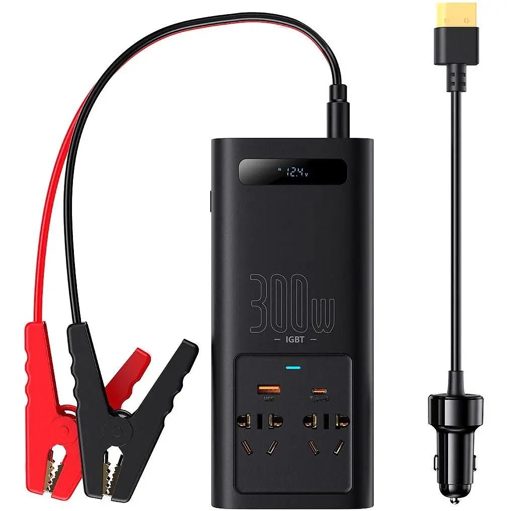 Автомобільний інвертор Baseus IGBT Power Inverter 300W [CGNB010101] [74582] - фото 5