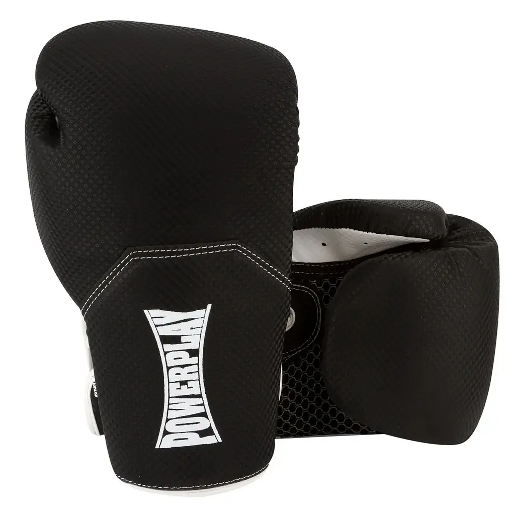 Рукавиці боксерські Power Play 3012, Black - S - фото 3